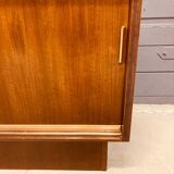 Wall cabinet A.A. Patijn for Zijlstra Joure, 1950s, walnut