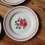 Lot n°1 de 6 assiettes à dessert Germaine de Badonviller