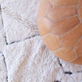 White Beni Ourain Rug - 208 x 137 cm