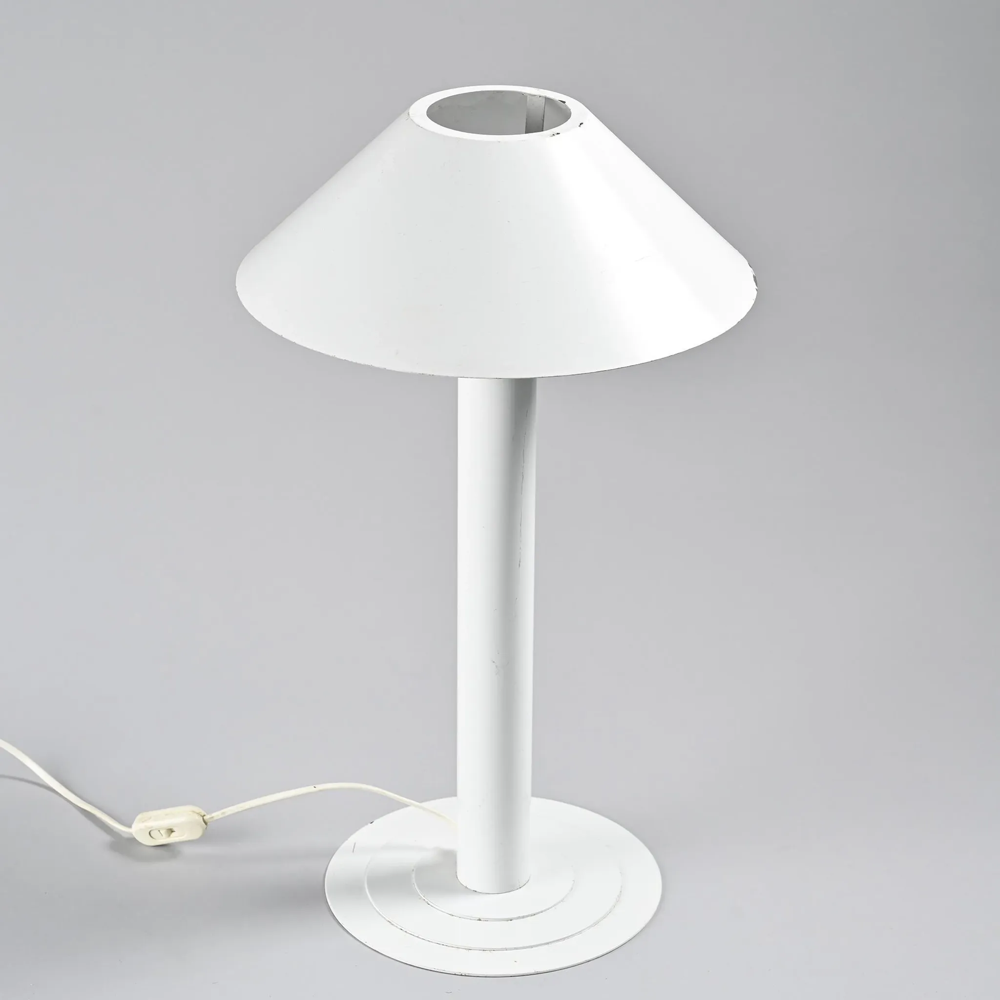Table lamps by Bent Karlby for Lyfa, circa 1980.