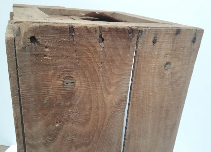 Wooden transport box