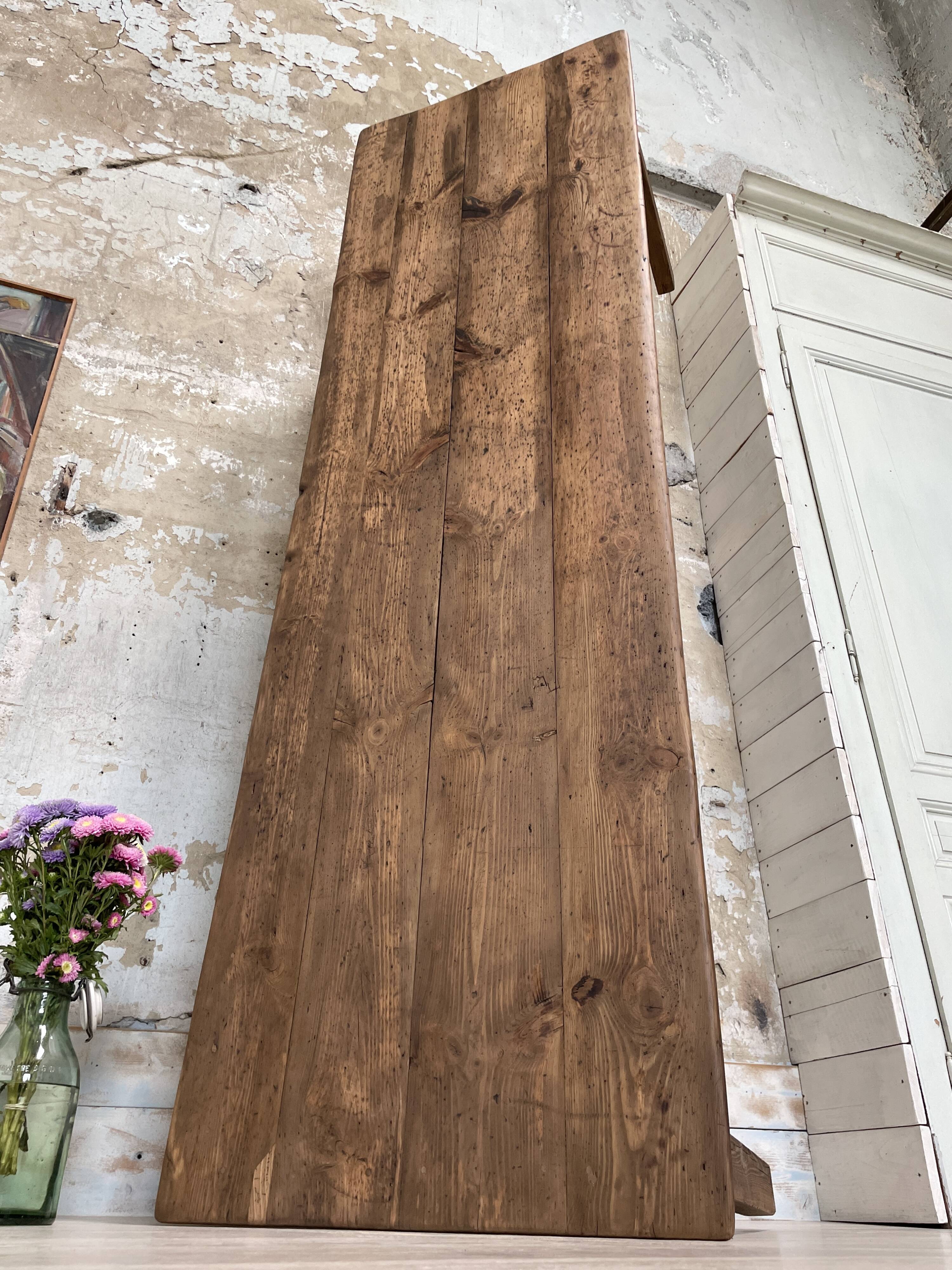 Vintage solid fir farm table.