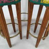 3 art deco bar stools