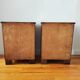 Pair of oak art deco bedside tables