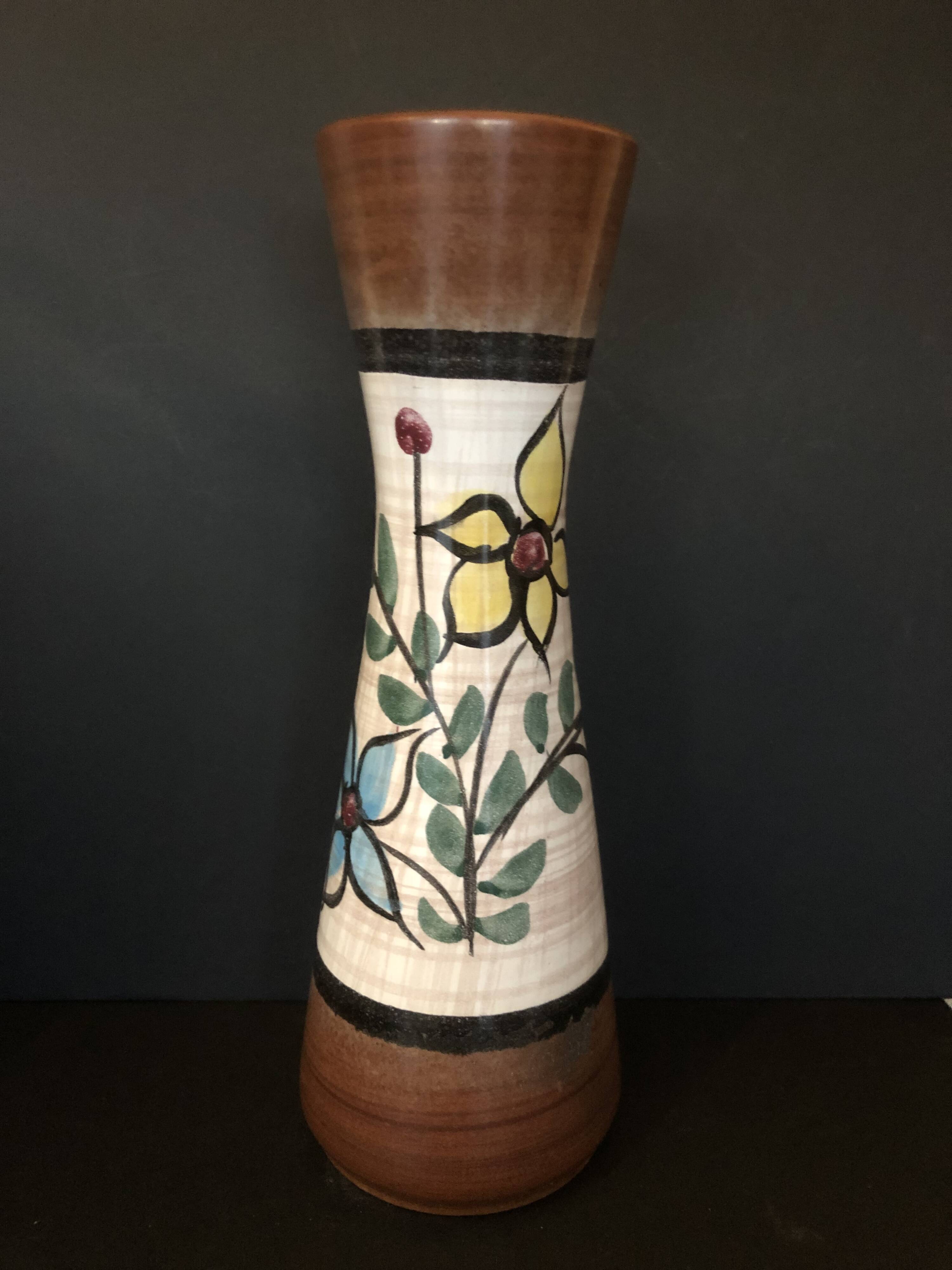 German ceramic Diabolo vase