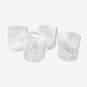 Set de 4 verres à whisky 70's