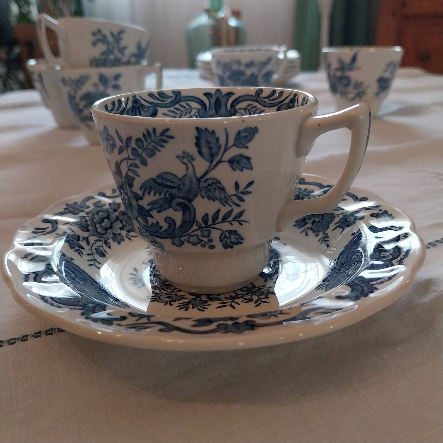 Ridgway English Cups and Saucers