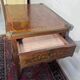 Game table in marquetry in the Louis XV style from the late 19th century.