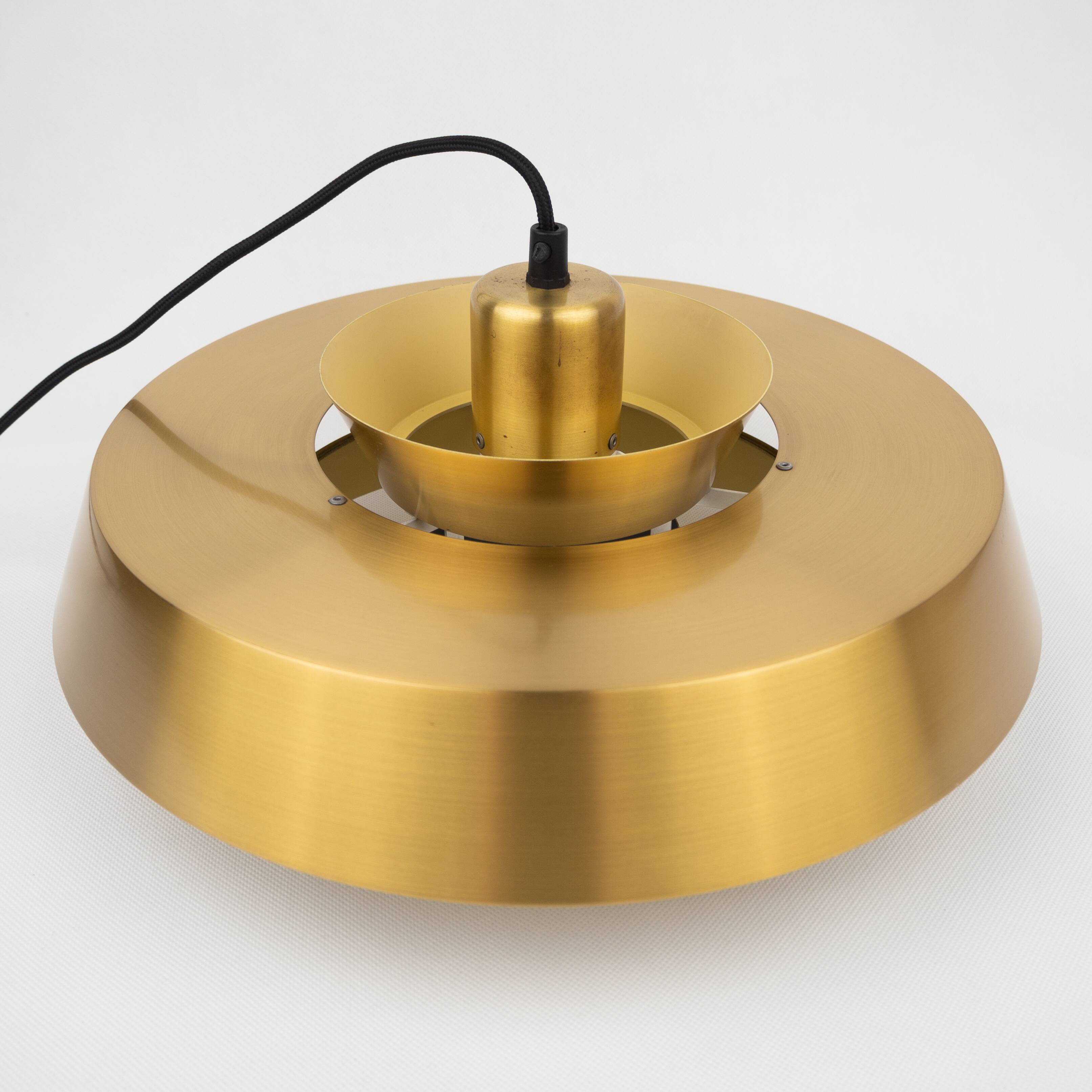 Danish vintage pendant lamp Nova by Jo Hammerborg, Fog og Morup, 1963