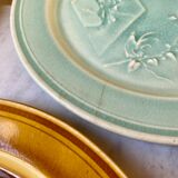 Dessert plates slurry HB Choisy the vintage king 60s lot of 5 plates