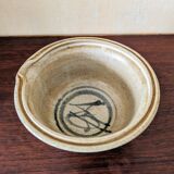Ceramic bowl signed Pierre Dutertre
