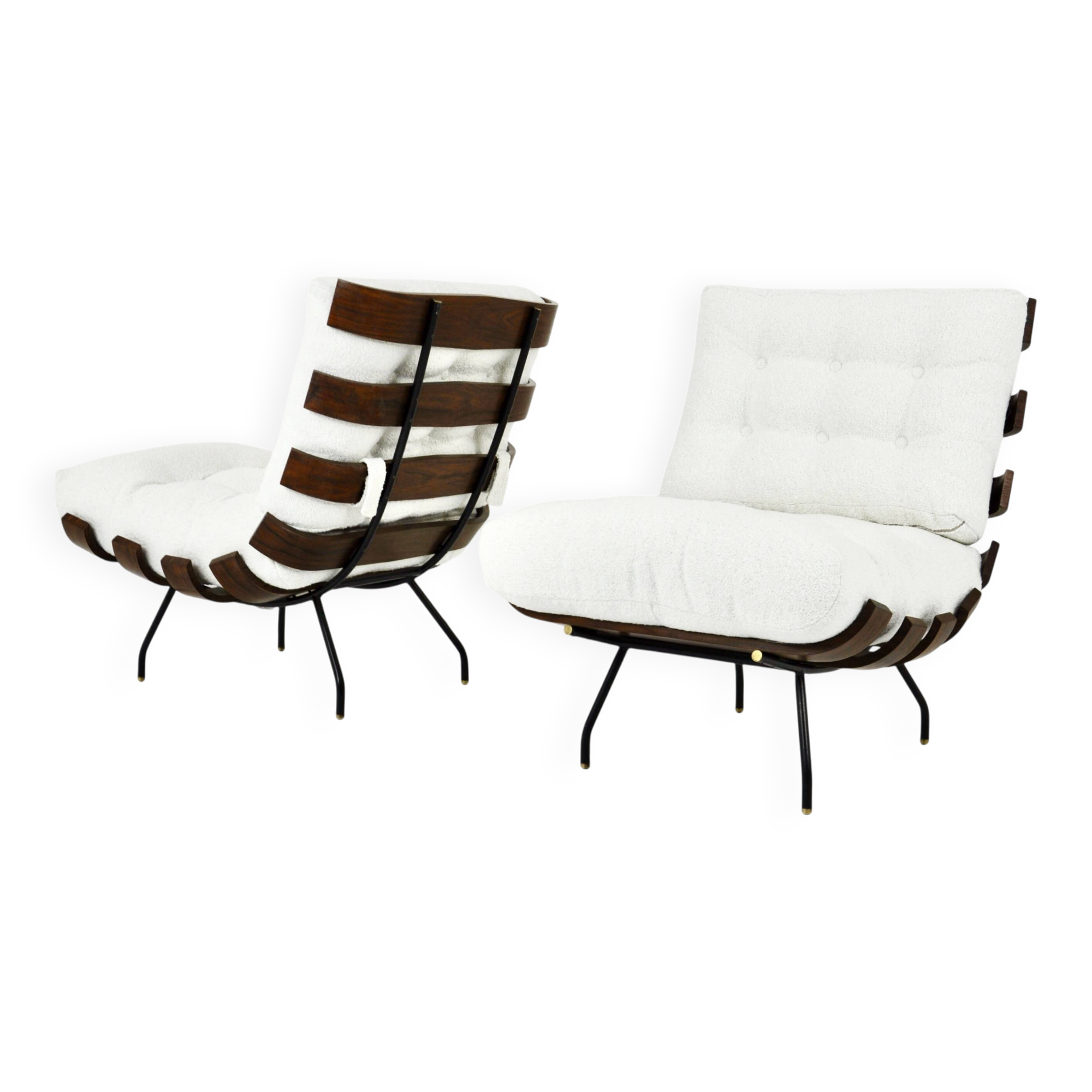 Costela armchairs by Martin Eisler and Carlo Hauner for Forma, 1950s