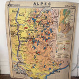 Map of the Alps