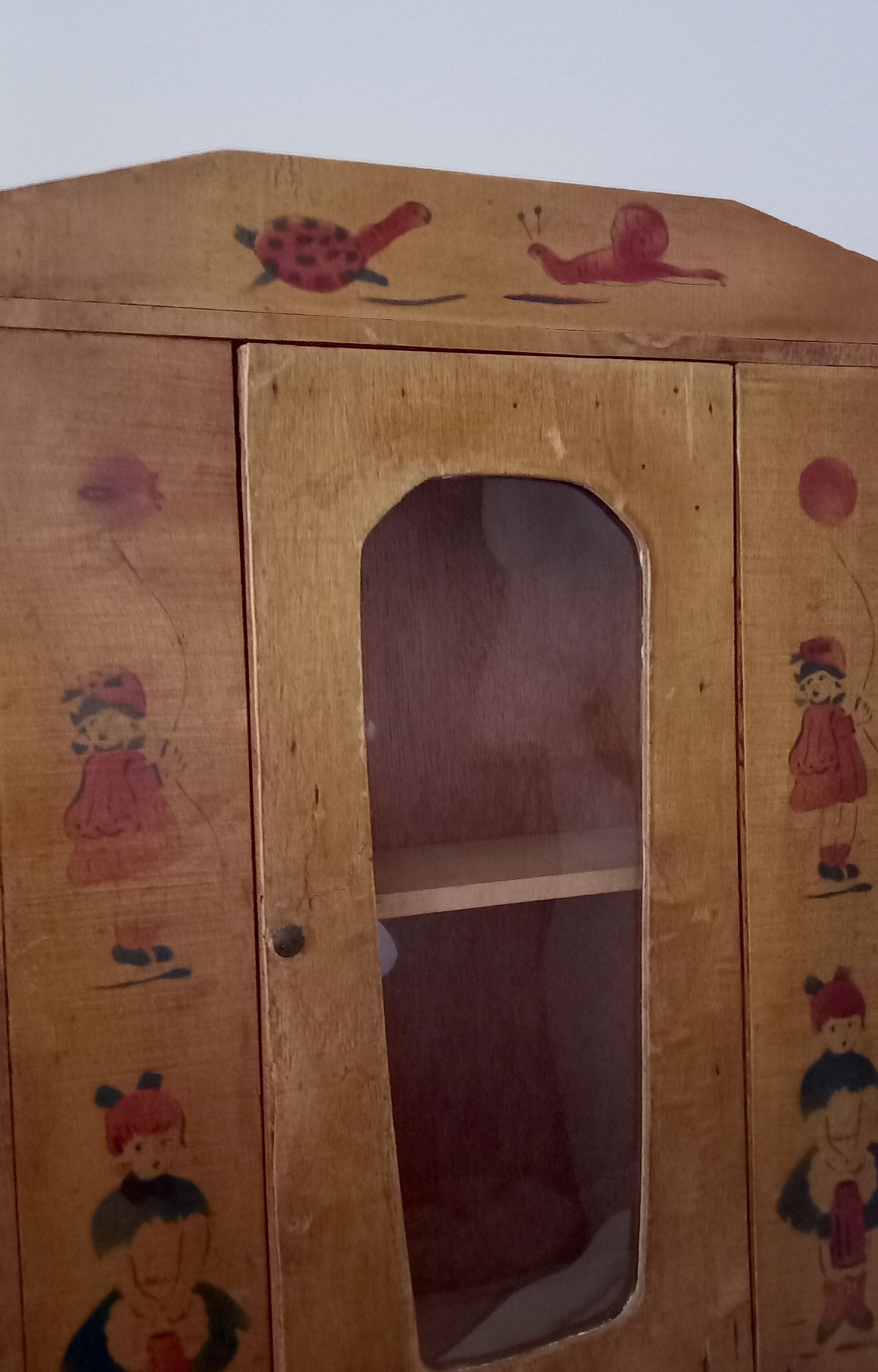 Vintage wooden children's room cabinet