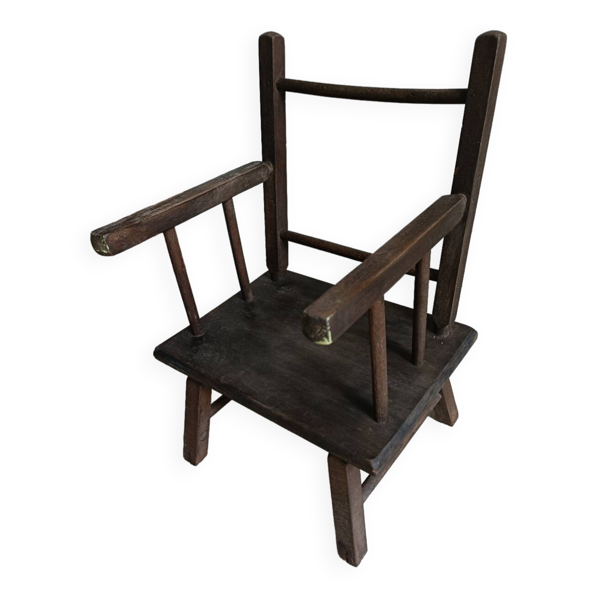 Antique doll's chair