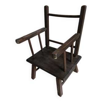 Chaise ancienne de poupée