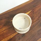 Travertine bowl by Angelo Mangiarotti for Knoll International, 1960.