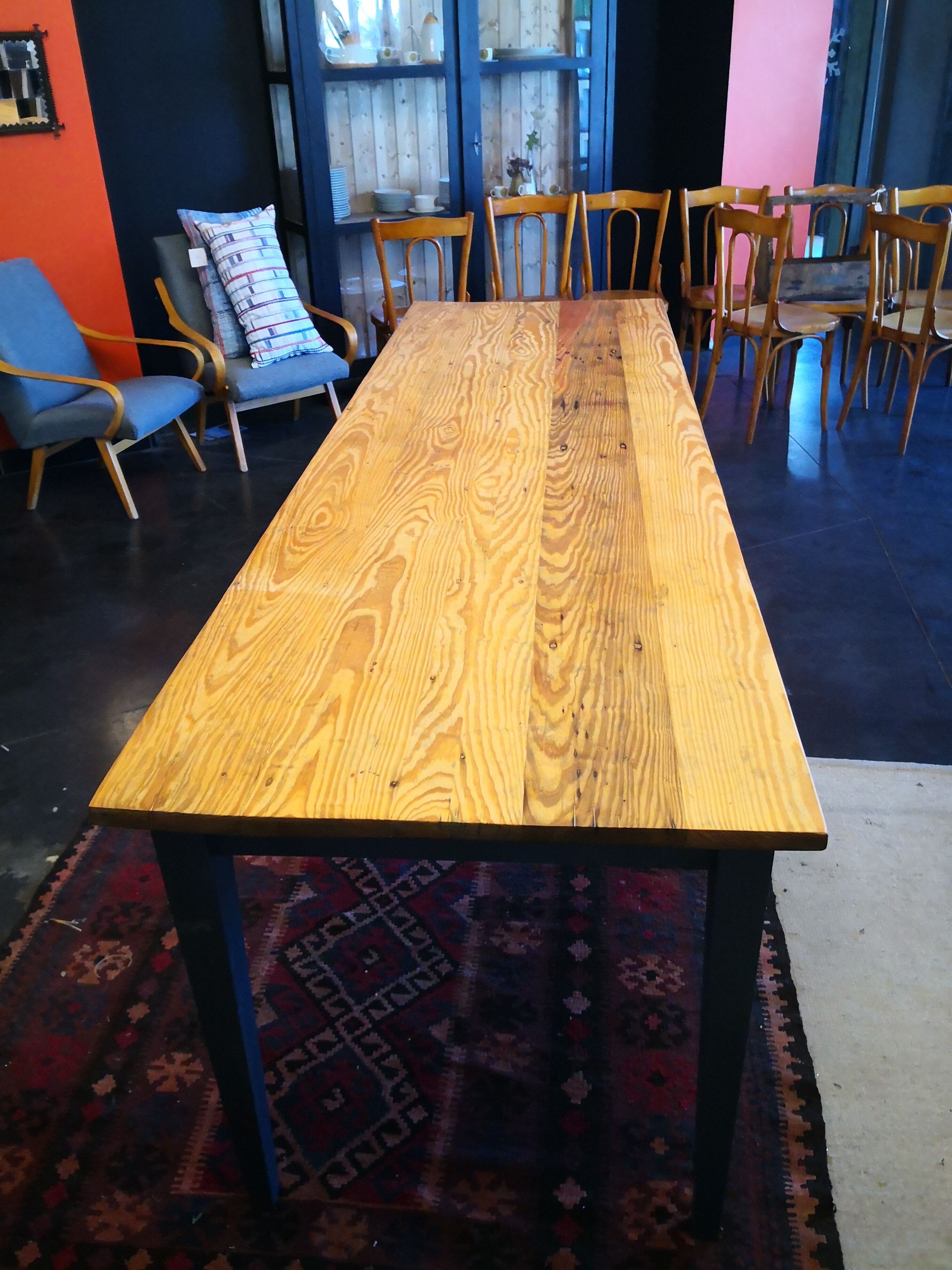 Vintage table, 2,40m, 8 people