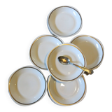 6 Sologne porcelain soup plates in very good condition