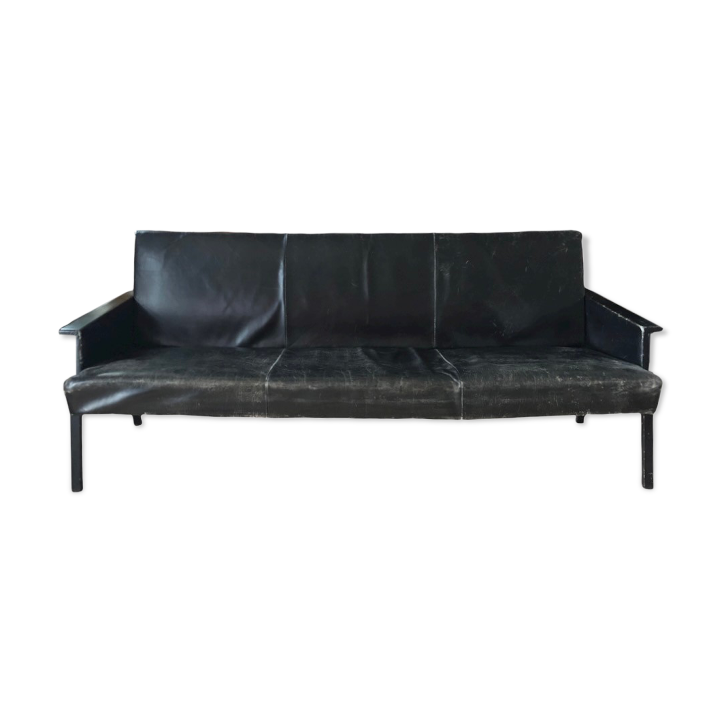 Vintage imitation bench 60s/70s 3 seats