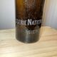 Lot of old blown glass beer bottles with marking