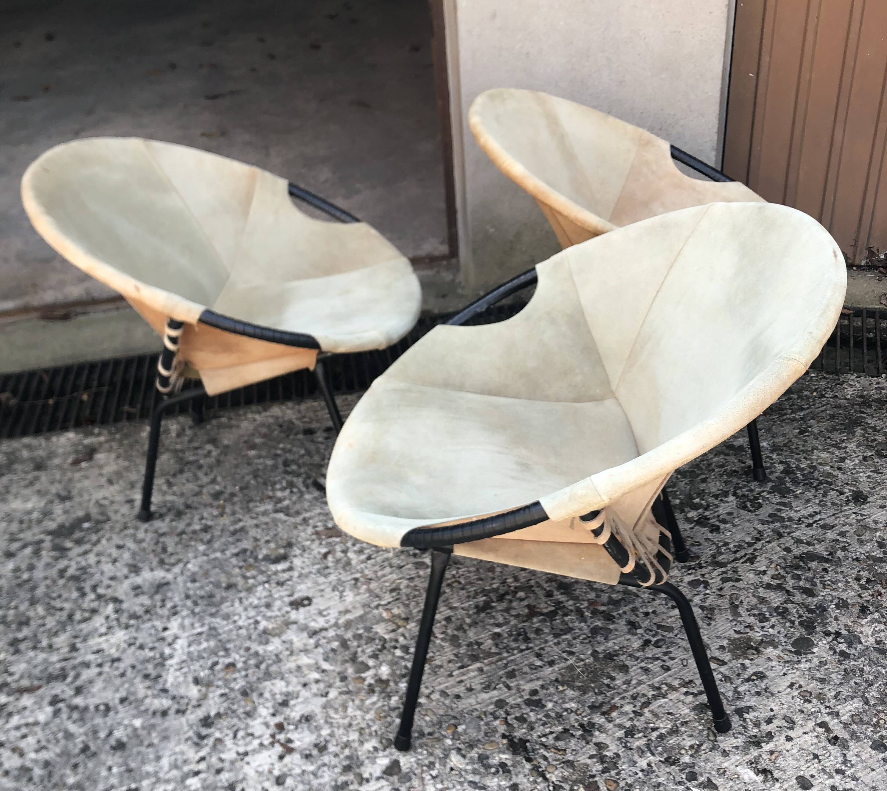 Lusch “Balloon” armchairs by Lusch Erzeugnis Design 1960s