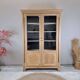 GLASS CABINET IN SOLID OAK