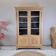 GLASS CABINET IN SOLID OAK