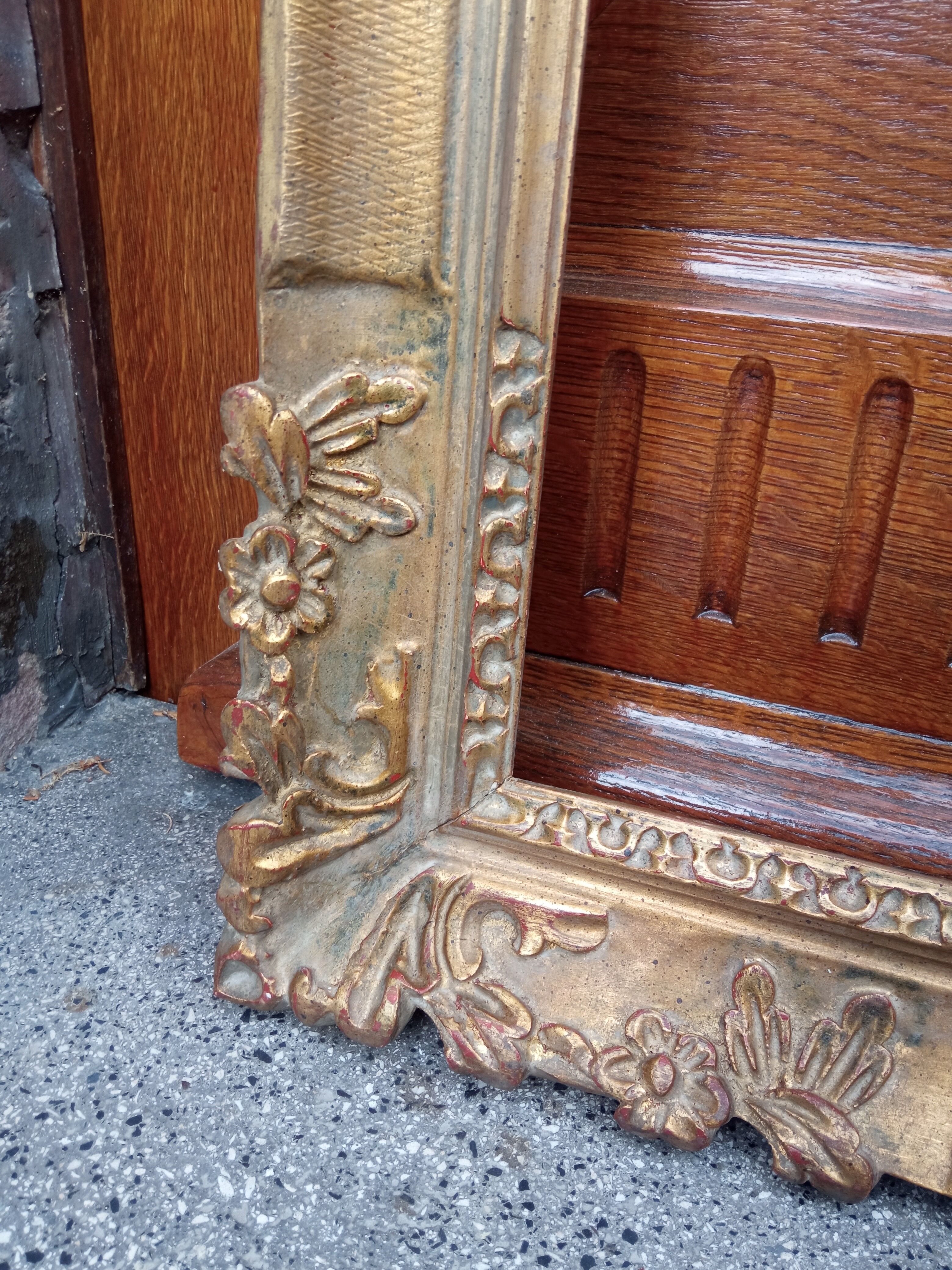 Louis XVI style Montparnasse frame gilded with leaf - 20P format