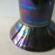 Vase en céramique noire irisée art deco