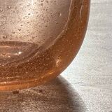 Vase verre rose d’après Biot