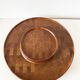 Large rotating teak platter Denmark Digsmed 1970