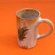Cup / Mug Traditional ceramic with fern leaf decoration