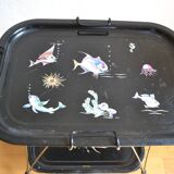 Table d'appoint vintage années 50 1950