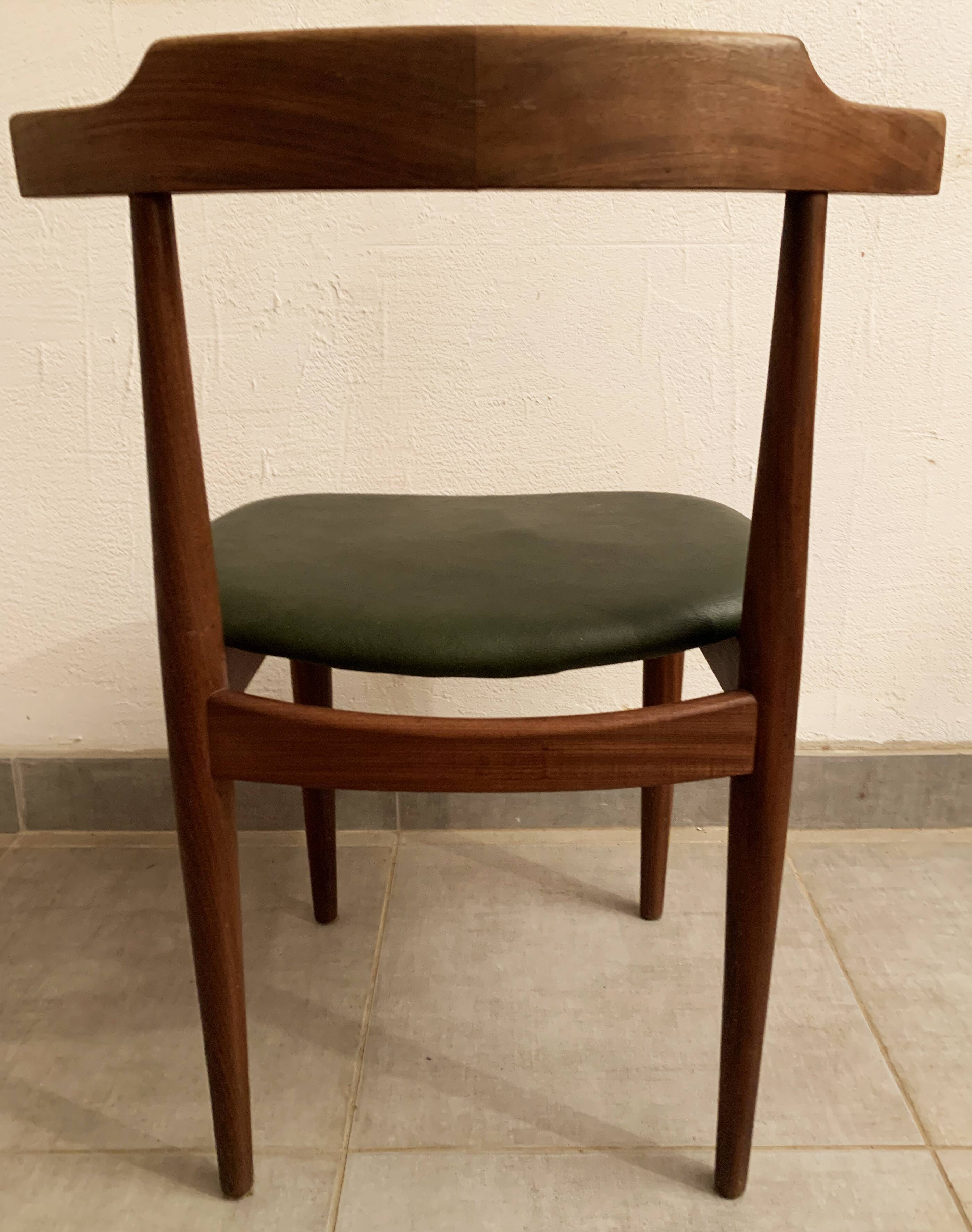 Ensemble de 6 chaises danoises de Hans Olsen pour le fabricant Frem Røjle