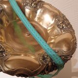 Copper and marble standing cup