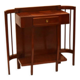 Console en bois de noyer courbé 1940