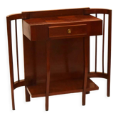 Console en bois de noyer courbé 1940