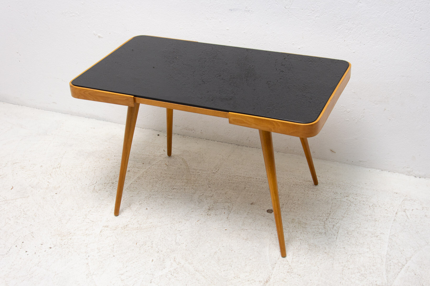 Opaxite glass coffee table, 1960´s, Czechoslovakia