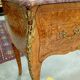 Very rare wig chest with a drawer in Louis XV style with marquetry.