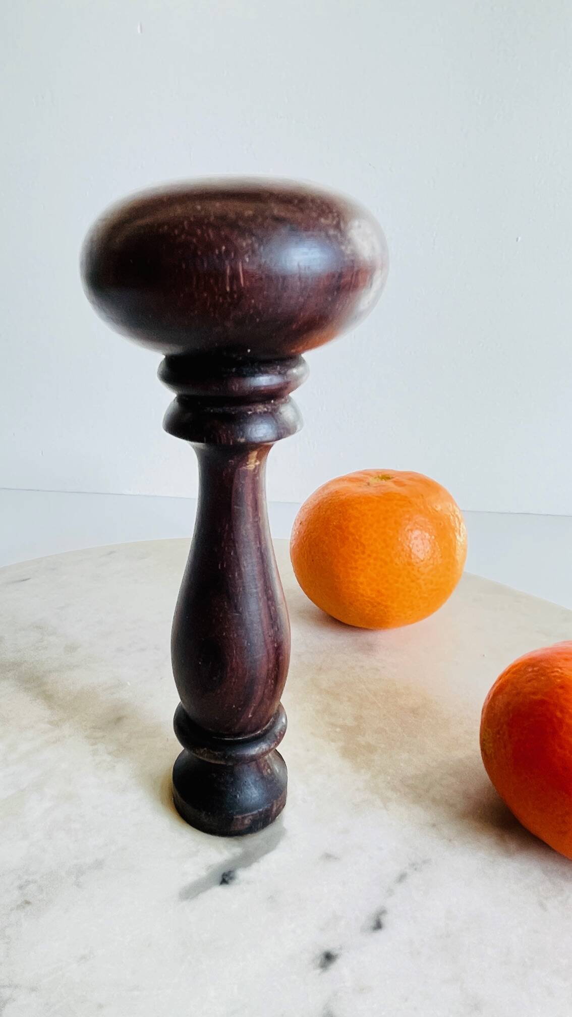 Plateau à fromage marbre et bois vintage