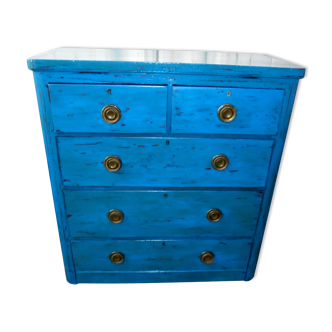 Restyled English chest of drawers