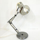 Chrome articulated office lamp