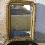 Mirror in gilded wood