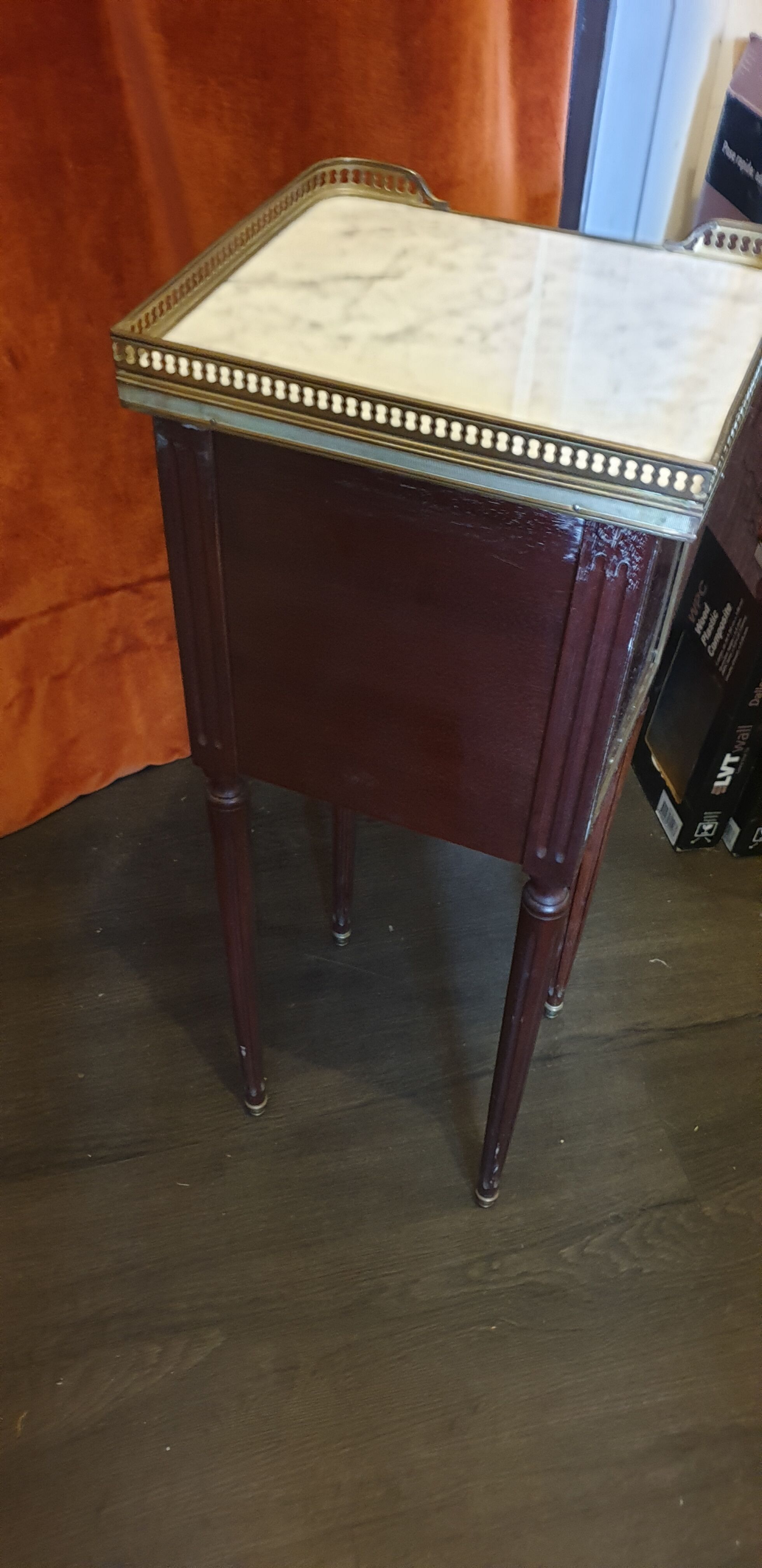 Mahogany bedside Louis XVI