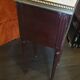 Mahogany bedside Louis XVI