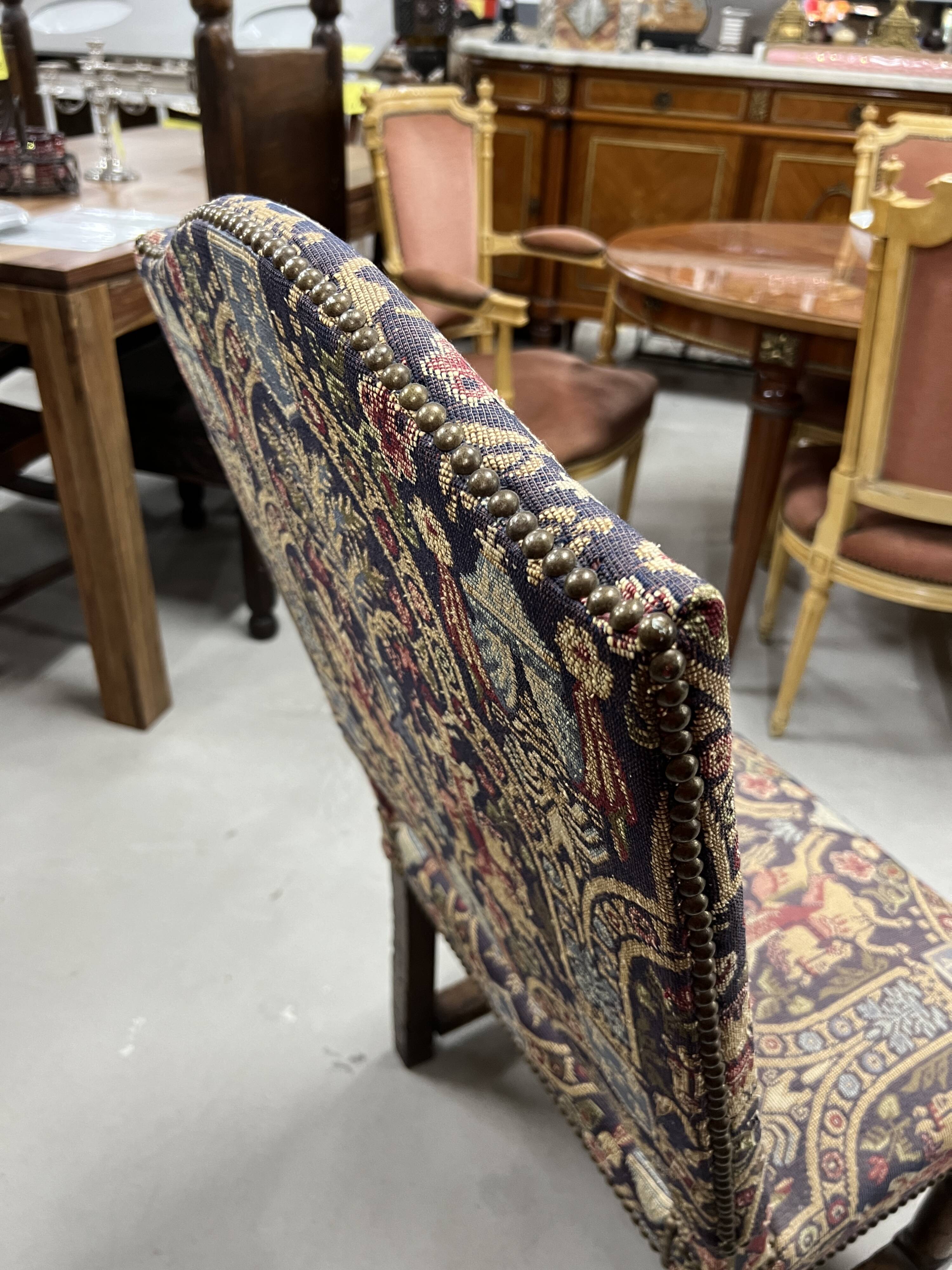 Antique Louis XIII style extra chair