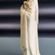 Statuette of Saint Thérèse of Lisieux | bouquet of roses and crucifix H 31 cm