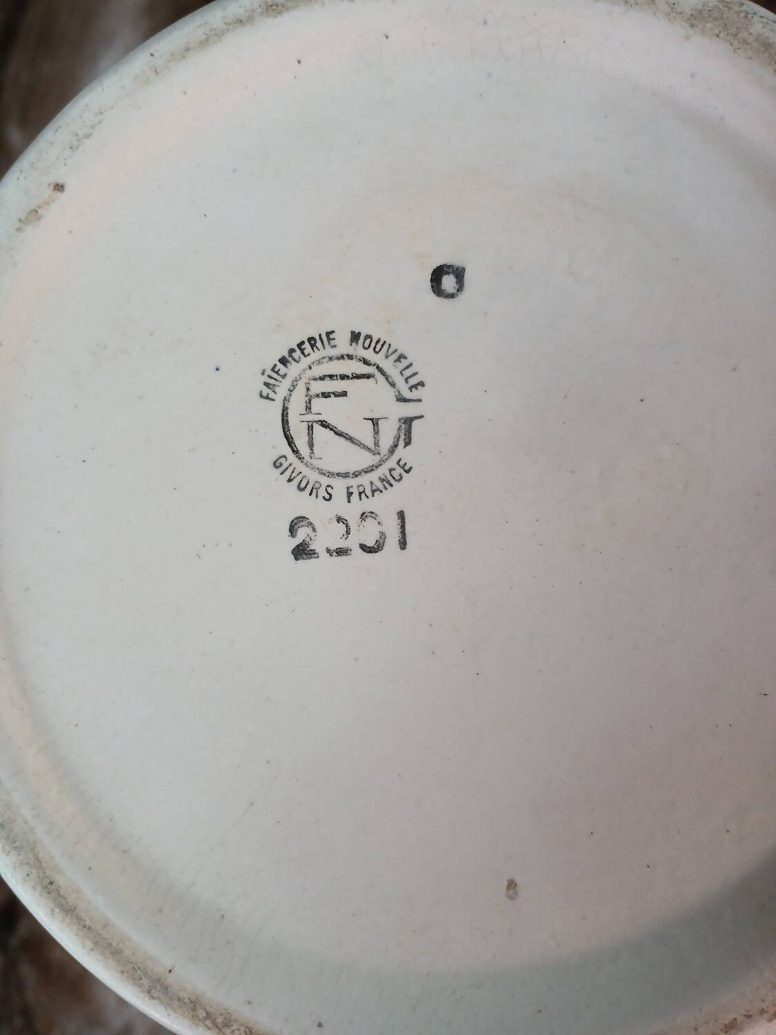 Old pitcher / jug from the Givors pottery