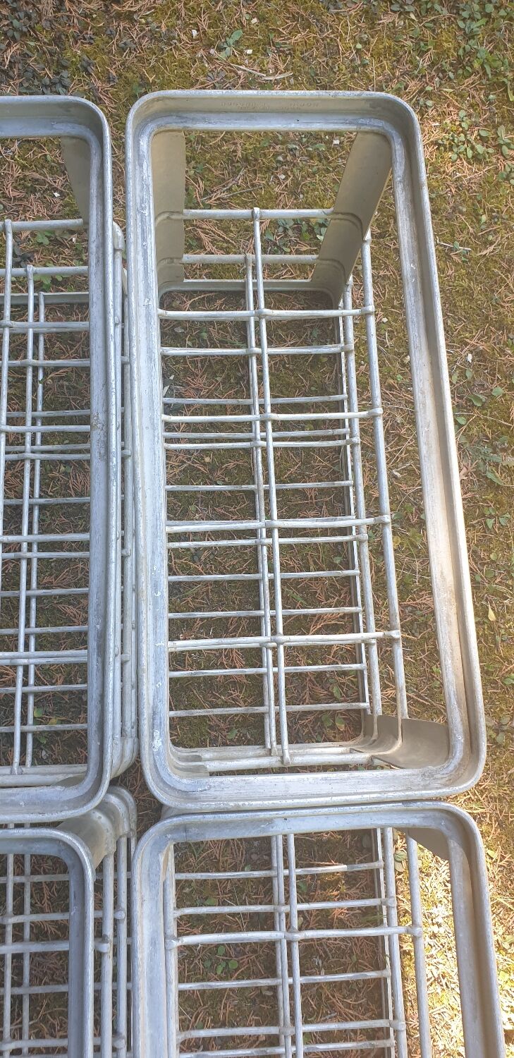 Stackable metal lockers